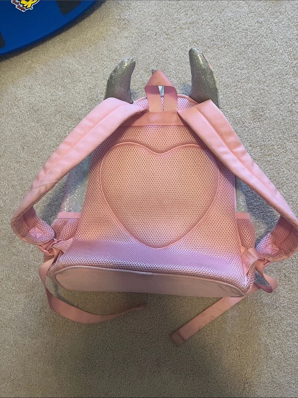 Sparkly unicorn backpack